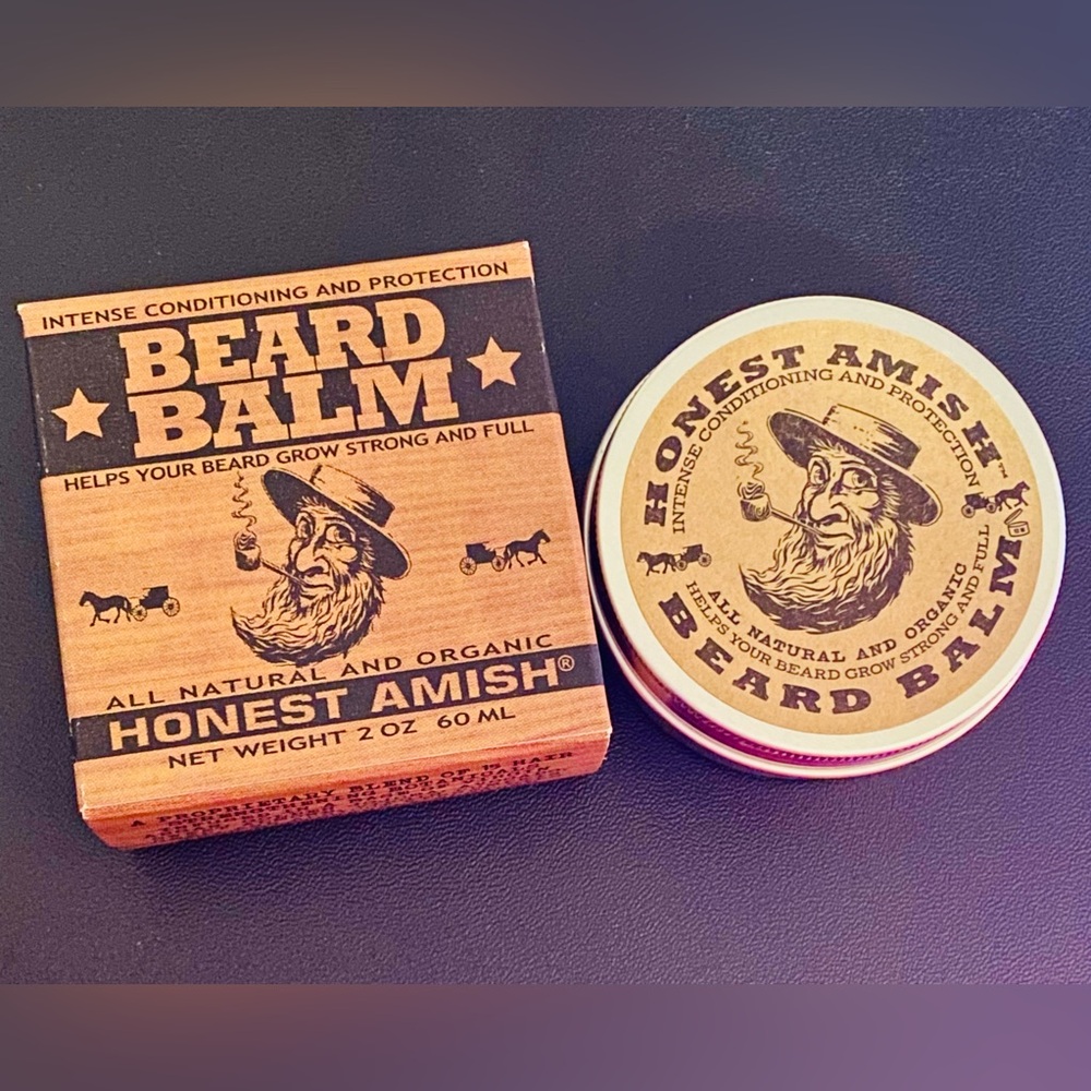 Honest Amish Beard Balm 2 X 2 ounce